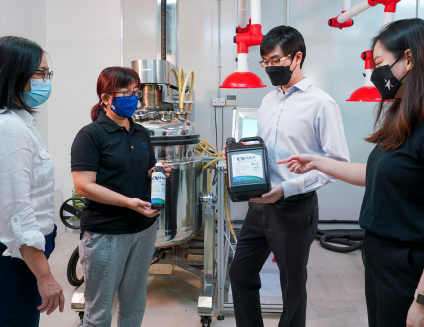 Durable antimicrobial coating for self disinfecting surfaces