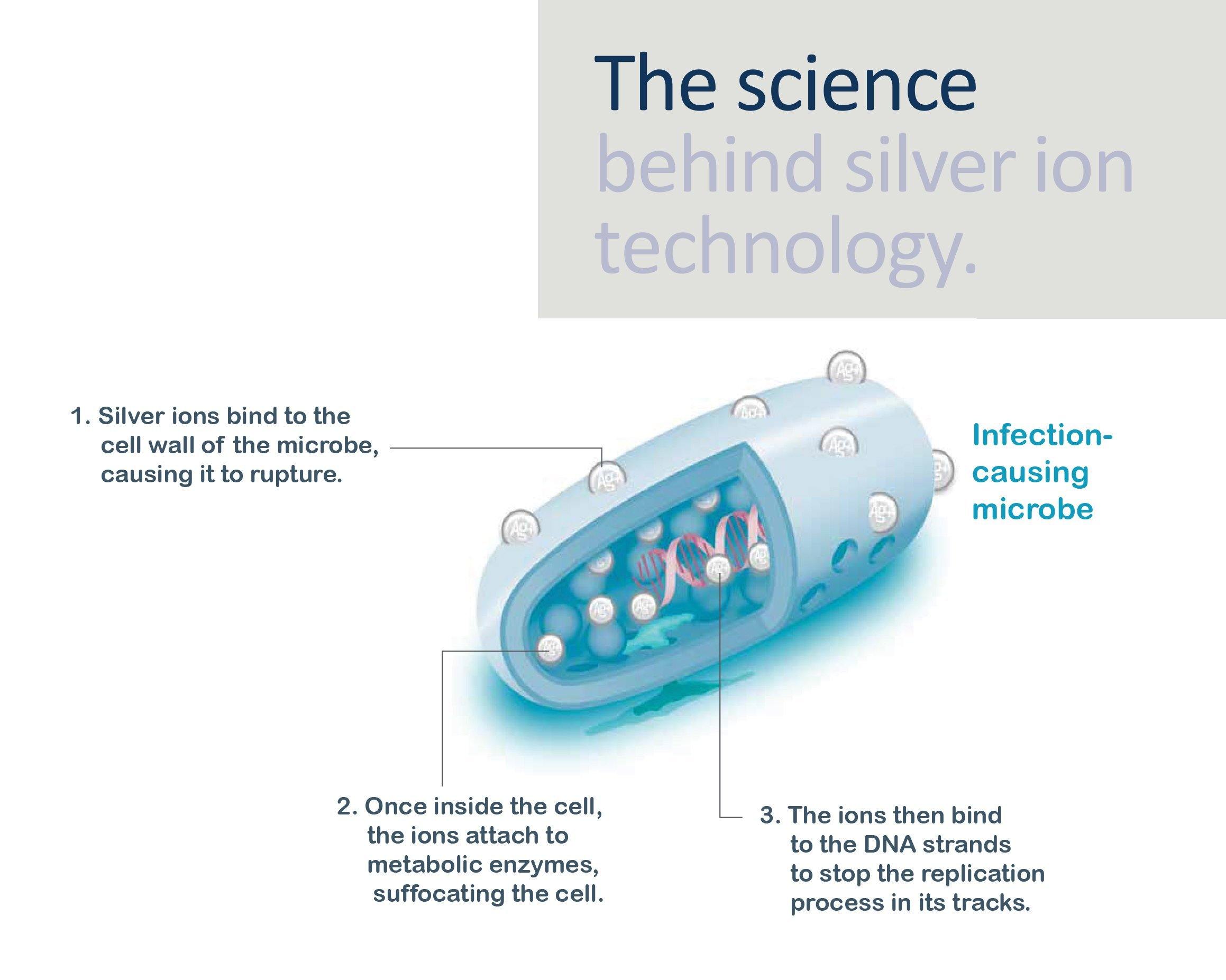 Silver +Ag antimicrobial technology | PicoX - Antimicrobial in daily life