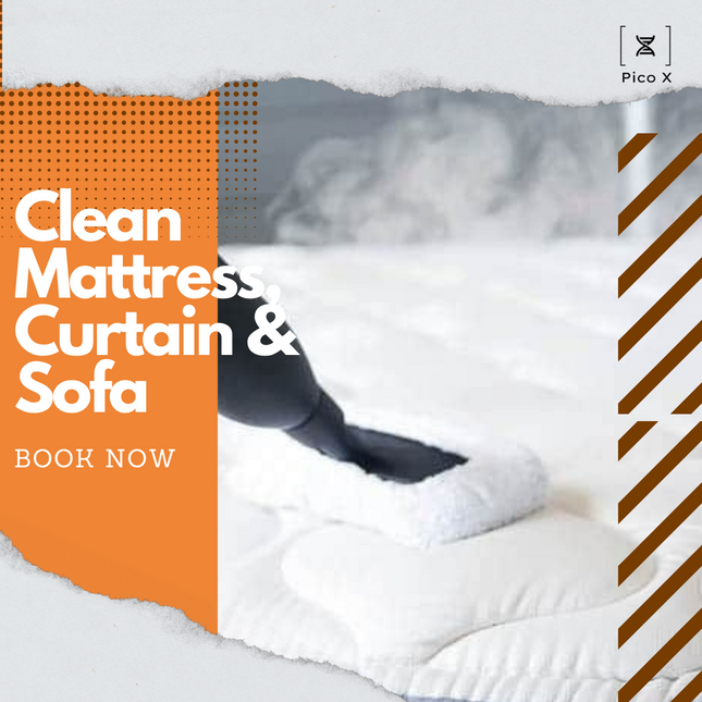 Clean, Steam and Protect Your Sofa, Curtains and Mattresses Pico X 